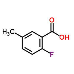 2-氟-5-甲基苯甲酸结构式