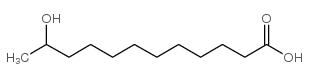 11-HYDROXY LAURIC ACID structure