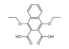 1,4-bis(ethyloxy)-2,3-naphthalenedicarboxylic acid Structure