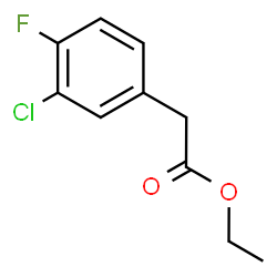 2-(3-氯-4-氟苯基)乙酸乙酯结构式