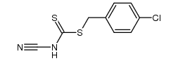 cyano-dithiocarbamic acid 4-chloro-benzyl ester结构式