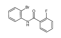 N-(2-bromophenyl)-2-fluorobenzamide结构式