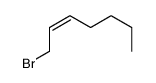 (2E)-1-Bromo-2-heptene结构式