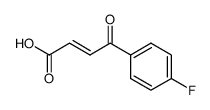 (E)-4-(4-氟苯基)-4-氧代丁-2-烯酸结构式