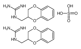 (1,4-benzodioxan-2-ylmethyl)guanidinium sulphate Structure