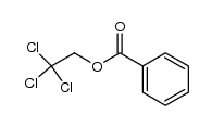 Benzoic acid 2,2,2-trichloroethyl ester Structure