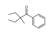 2-ethyl-2-methyl-1-phenyl-butan-1-one Structure