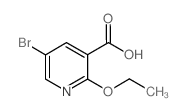 5-溴-2-乙氧基烟酸结构式
