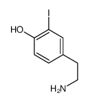 4-(2-aminoethyl)-2-iodophenol结构式