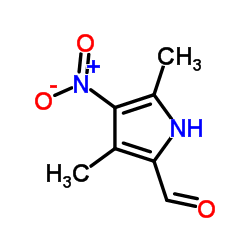 3,5-二甲基-4-硝基-1H-吡咯-2-甲醛图片