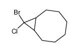 9-Brom-9-chlor-bicyclo[6.1.0]nonan Structure