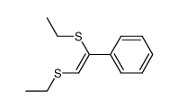 1,2-di(ethylthio)-1-phenylethene结构式