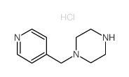 1-[(4-吡啶基)甲基]哌嗪盐酸盐结构式
