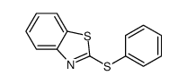 2-phenylsulfanyl-1,3-benzothiazole Structure