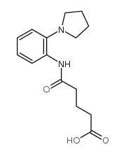 4-(2-吡咯烷-1-苯基氨基甲酰)-丁酸结构式
