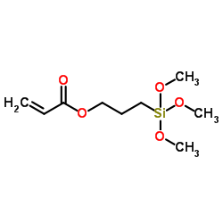 3-三甲氧基硅烷丙烯酸丙脂结构式