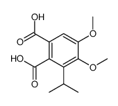 3-isopropyl-4,5-dimethoxy-phthalic acid结构式