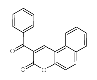 3-苯甲酰苯并[f]香豆素结构式