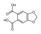 1,3-benzodioxole-5,6-dicarboxylic acid Structure