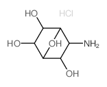6-aminocyclohexane-1,2,3,4,5-pentol结构式