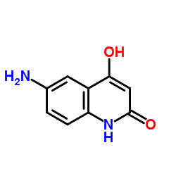 6-Amino-4-hydroxy-2(1H)-quinolinone Structure