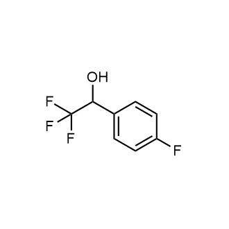 2,2,2-三氟-1-(4-氟苯基)乙烷-1-醇结构式
