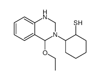 2-(4-ethoxy-2,4-dihydro-1H-quinazolin-3-yl)cyclohexane-1-thiol结构式