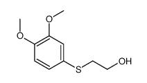 2-(3,4-dimethoxyphenyl)sulfanylethanol Structure
