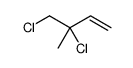 3,4-dichloro-3-methylbut-1-ene结构式