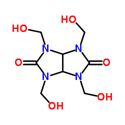 1,3,4,6-Tetrakis(hydroxymethyl)tetrahydroimidazo[4,5-d]imidazole-2,5(1H,3H)-dione picture