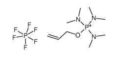 allyloxy-tris(dimethylamino)phosphonium hexafluorophosphate Structure