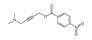 4-Nitro-benzoic acid 4-dimethylamino-but-2-ynyl ester结构式