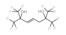 1,1,1,7,7,7-六氟-2,6-双(三氟甲基)-3-庚烯-2,6-二醇结构式
