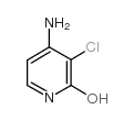 2(1H)-Pyridinone,4-amino-3-chloro- Structure