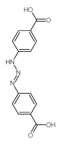4-[2-(4-carboxyphenyl)iminohydrazinyl]benzoic acid Structure