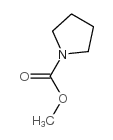 1-Pyrrolidinecarboxylicacid, methyl ester Structure