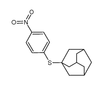 1-adamantyl (4-nitro)phenyl sulfide结构式