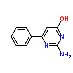 2-氨基-4-羟基-6-苯基嘧啶结构式