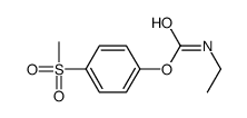 (4-methylsulfonylphenyl) N-ethylcarbamate结构式