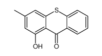 1-hydroxy-3-methylthioxanthen-9-one Structure