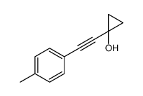 1-[2-(4-methylphenyl)ethynyl]cyclopropan-1-ol结构式