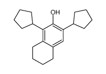 1,3-dicyclopentyl-5,6,7,8-tetrahydro-2-naphthol Structure