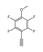 1-ethynyl-2,3,5,6-tetrafluoro-4-methoxybenzene结构式