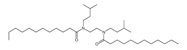 N-[2-[dodecanoyl(3-methylbutyl)amino]ethyl]-N-(3-methylbutyl)dodecanamide Structure