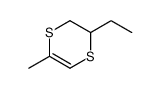 2-ethyl-5-methyl-2,3-dihydro-1,4-dithiine Structure
