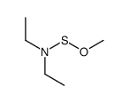 N-ethyl-N-methoxysulfanylethanamine结构式