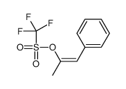 1-phenylprop-1-en-2-yl trifluoromethanesulfonate结构式