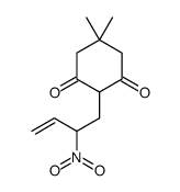 5,5-dimethyl-2-(2-nitrobut-3-enyl)cyclohexane-1,3-dione Structure