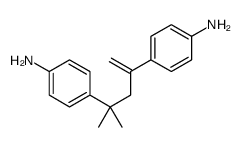 2,4-双(p-氨基苯基)-4-甲基-1-戊烯结构式