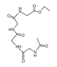 ethyl ester of N-acetyltetraglycine结构式